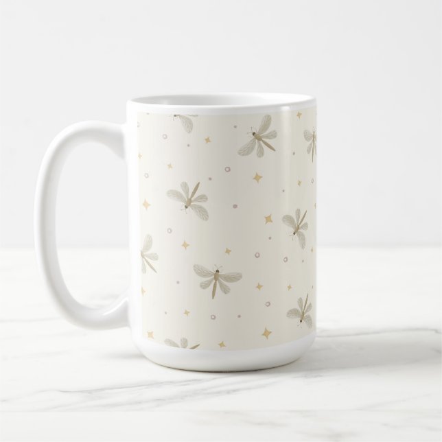 Caneca De Café Serene Dragonflies Mug (Esquerda)