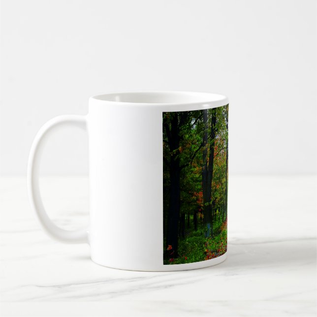 Caneca De Café Serene Forest Mug - Coffee Tea Cup (Esquerda)