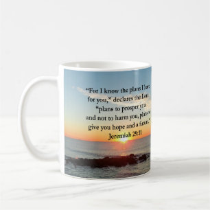 CANECA DE CAFÉ SERENE JEREMIAH 29:11 SUNRISE