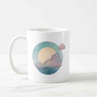 Caneca De Café Serene Moonlit Dreamscape