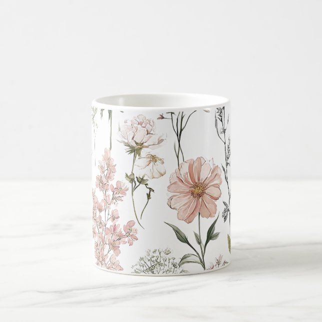 Caneca De Café Serene Petals (Centro)