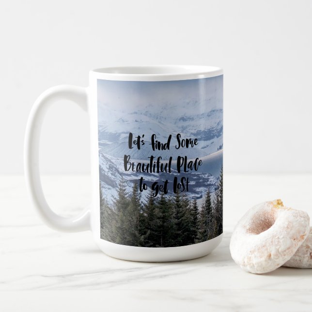 Caneca De Café Serene Wanderlust (Com Donut)