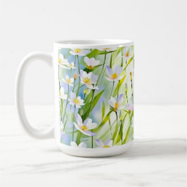 Caneca De Café Serene Wildflower Classic Mug