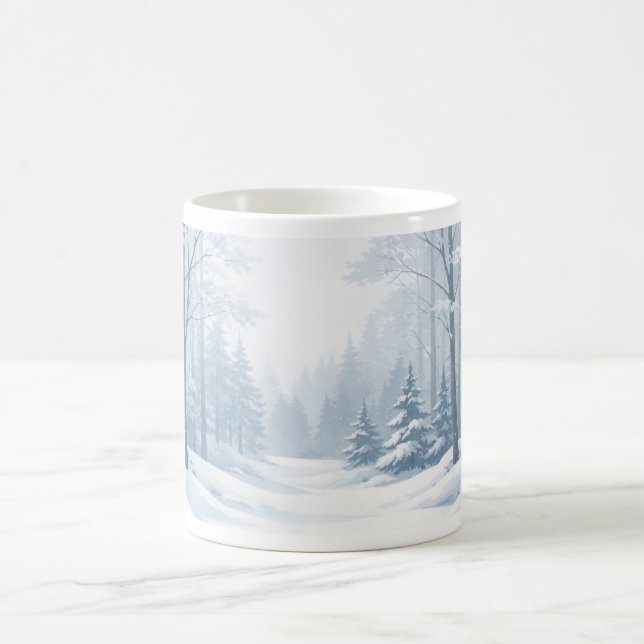 Caneca De Café Serene Winter Forest Mug (Centro)