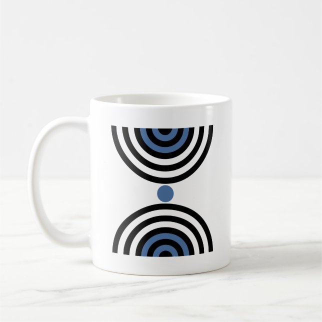 Caneca De Café Serenidade Cibernética (Esquerda)