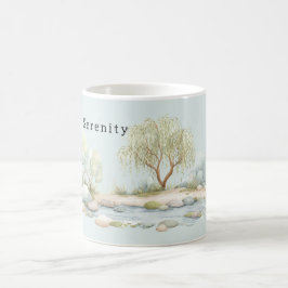 Caneca De Café Serenidade do Rio Meadow
