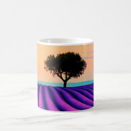 Caneca De Café Serenidade do Sunset lavanda