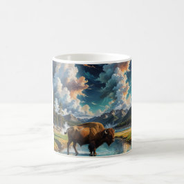 Caneca De Café Serenidade em Selvagens - Buffalo