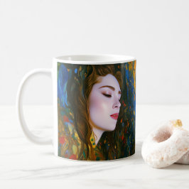Caneca De Café "Serenidade Petal" - Mulheres Na Água