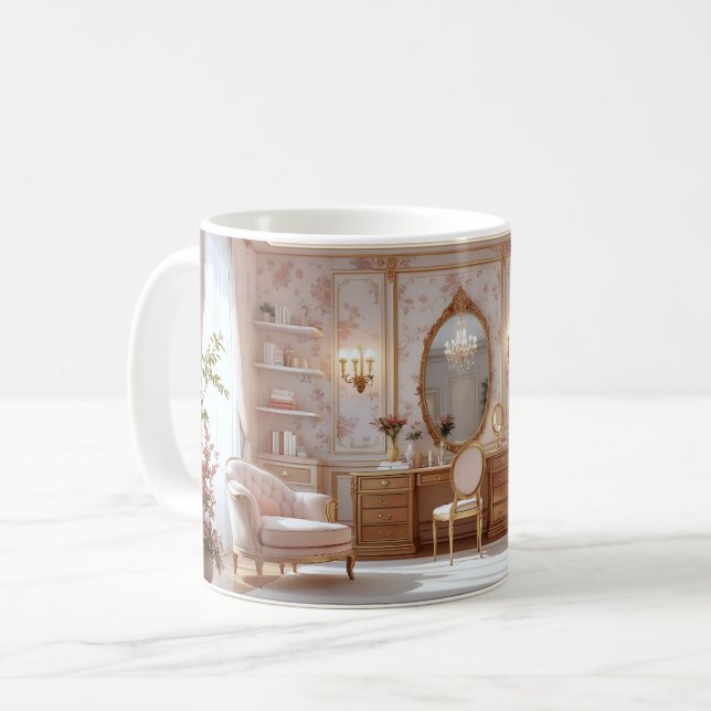 Caneca De Café Serenidade Suave (Frente Esquerda)