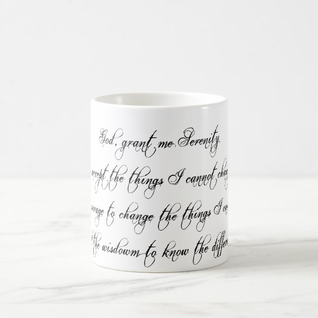 Caneca De Café Serenity Prayer Coffee Mug (Centro)