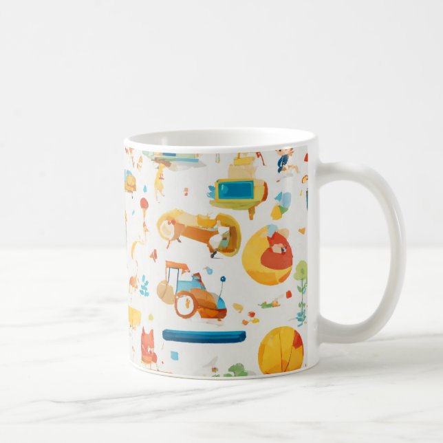 Caneca De Café Serenity Sips: Tranquil Morning Bliss Mug" (Direita)