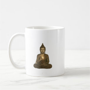 Caneca De Café Sereno Múgica de Arte Zen de Buda - Meditação Espi