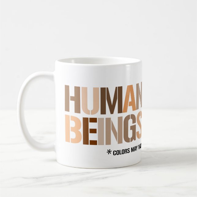 Caneca De Café Seres Humanos - as cores podem variar (Esquerda)