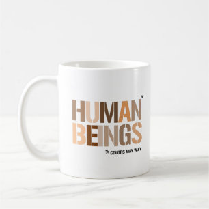 CANECA DE CAFÉ SERES HUMANOS: AS CORES PODEM VARIAR