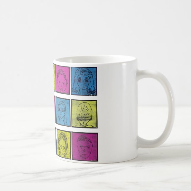 Caneca De Café Série 6 de Mangas (Direita)