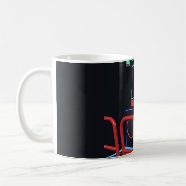 Caneca De Café Série de Máquinas: Mug de Almofada de Ritmo (Esquerda)