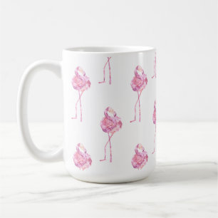 Caneca De Café Série Flamingo Ternura Design 3