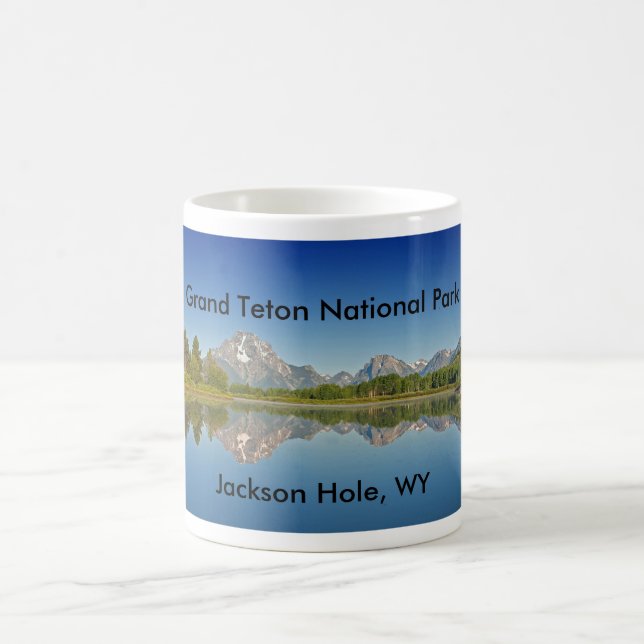 Caneca De Café Série grande 10 do parque nacional de Teton (Centro)