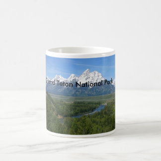 Caneca De Café Série grande 8 do parque nacional de Teton