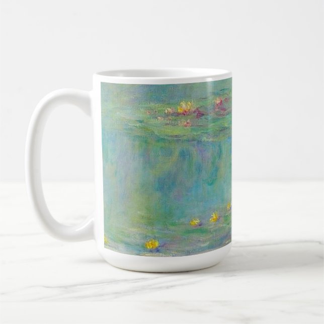 Caneca De Café Série "Lírios" de Claude Monet (Esquerda)