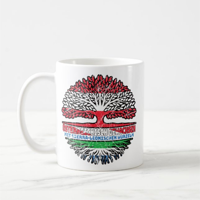 Caneca De Café Serra Leoa Sierra-Leonisch Österreich (Esquerda)