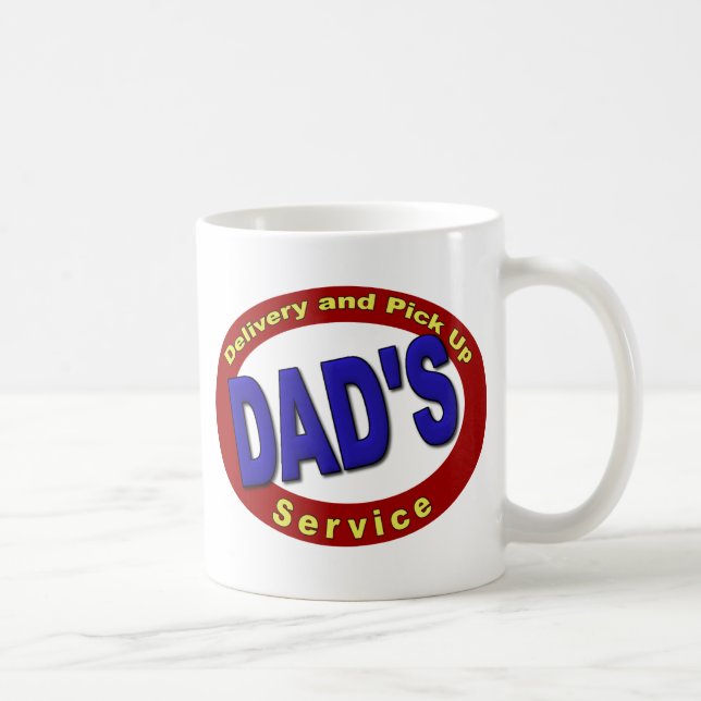 Caneca De Café Serviço de coleta e entrega do pai (Direita)