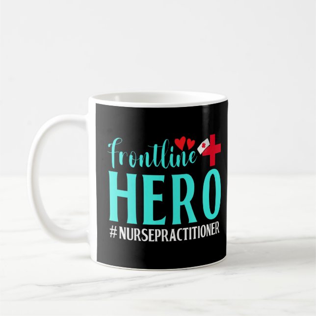 Caneca De Café Serviço de Enfermeiro Herói da Frontline (Esquerda)
