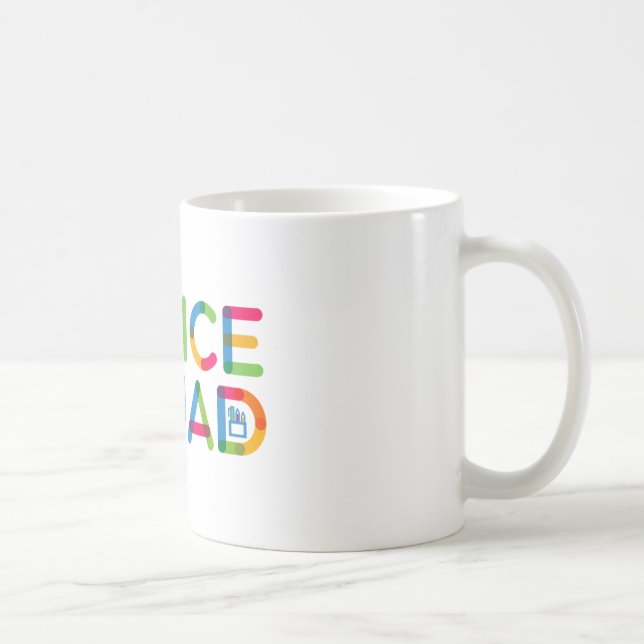 Caneca De Café Serviço de Esquadrão do Assistente Administrativo (Direita)
