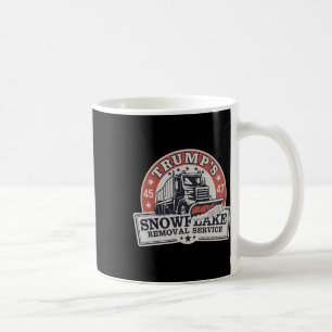 Caneca De Café Serviço de Remoção do Floco de Neve de Trump Engra
