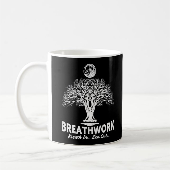 Caneca De Café Serviço respiratório, Alivio de stress, poder de m (Esquerda)