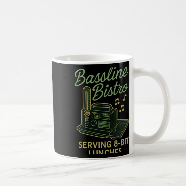 Caneca De Café Servindo Almoços de 8 bits Retro Neon Gamer Novida (Direita)