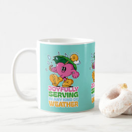 Caneca De Café Servindo com Alegria em Qualquer Tipo de Clima