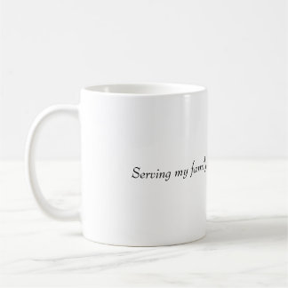 Caneca De Café servindo minha família