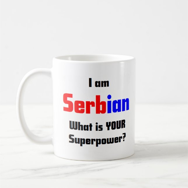 Caneca De Café sérvio (Esquerda)