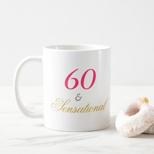 Caneca De Café Sessenta e Sensacional (Com Donut)