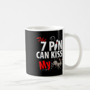 Caneca De Café Sete Boliches de 7 pinos Beijam minha engraçada de