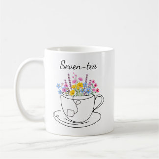 Caneca De Café Sete-Chás Aniversário de 70 anos Diversão Capricho