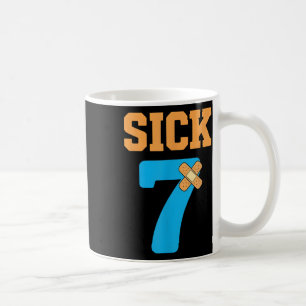 Caneca De Café Sete Doente Meme Seis Sete Doente 7 Engraçado Bynd