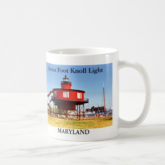 Caneca De Café Sete Pés Knoll Light, Maryland Mug (Direita)
