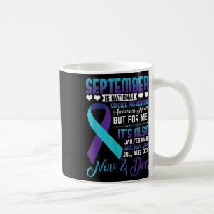 Caneca De Café Setembro É Sensibilização Nacional Para A Prevençã