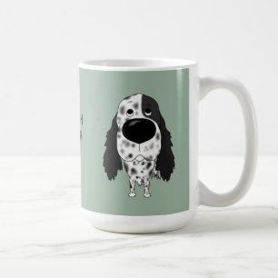Caneca De Café Setter inglês do nariz grande