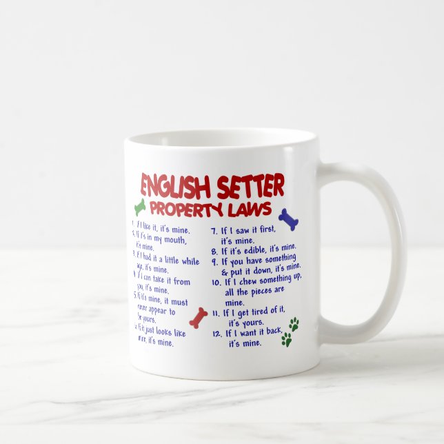 CANECA DE CAFÉ SETTER INGLÊS PL2 (Direita)