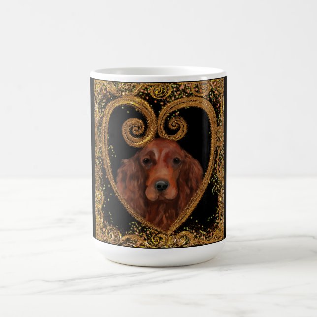 CANECA DE CAFÉ  SETTER IRLANDÊS (Centro)