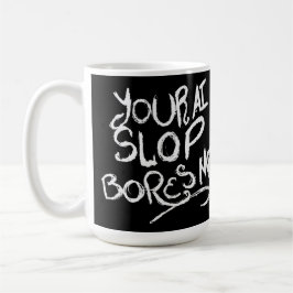 Caneca De Café Seu AI Slop Me Enfada