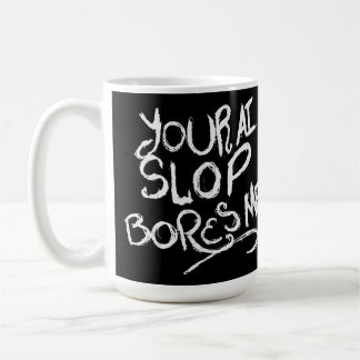 Caneca De Café Seu AI Slop Me Enfada