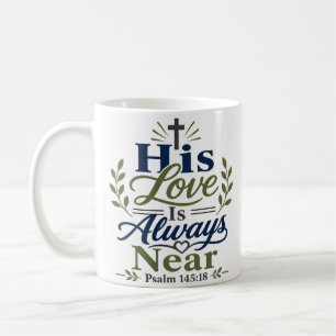Caneca De Café Seu Amor Está Sempre Perto Citação Inspiradora de