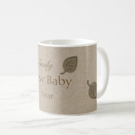 Caneca De Café Seu Aniversário Personalizado, Bebê Mug