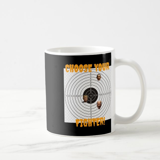 Caneca De Café Seu Bloco de Combate Atirado 2024 (Direita)