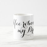 Caneca De Café Seu bom ditado: Café reinicializa meu Cérebro<br><div class="desc">Belas ditas,  Poesia e Sabias Ideias e Designs por EDDA Fröhlich / EDDArt | Você perde outras cores ou produtos com este design? Sinta-se livre para me contactar: contact@eddart.de ou veja aqui: www.zazzle.de/eddartiful* e aqui: www.zazzle.com/eddartshop* e aqui: www.zazzle.com/simply_ideas* | Exemplo de texto: reinicialização do café no meu cérebro</div>